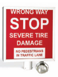 Traffic Spikes Warning Sign